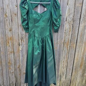 Alfred Angelo Emerald Green Midi Dress
